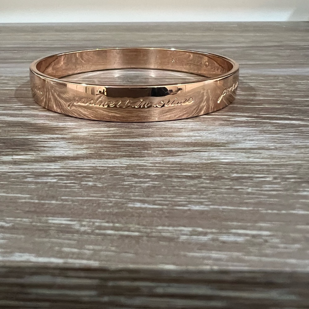 KATE SPADE ROSE GOLD BEST FRIEND BANGLE